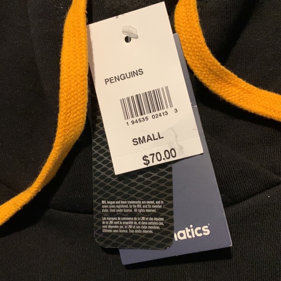 Fanatics sz S Pittsburgh Penguins sweatshirt nwt NHL - Picture 4 of 6